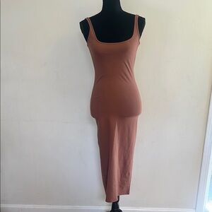 Forever 21 Brown Bodycon Midi Dress